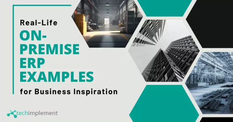 Real-Life On-Premise ERP Examples for Business Inspiration