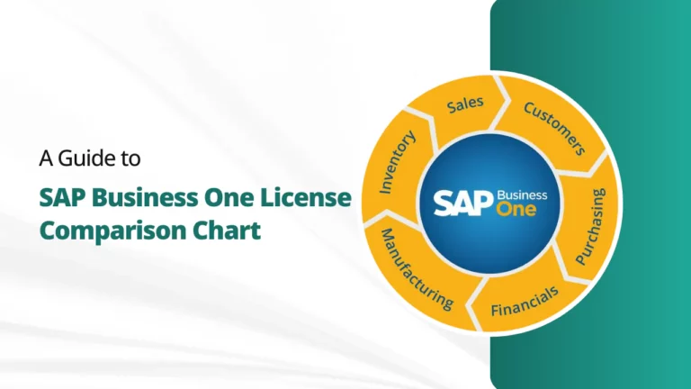 A Guide to SAP Business One License Comparison Chart