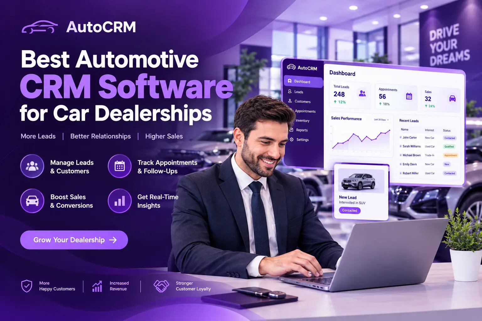 Best Automotive CRM Software for Car Dealerships