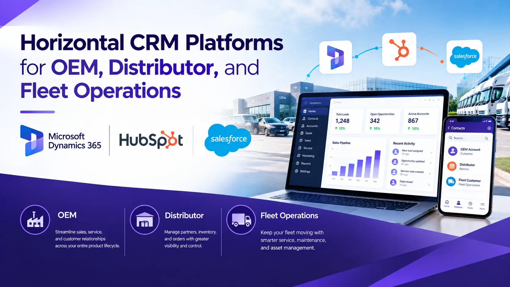 Horizontal CRM Platforms for OEM, Distributor, and Fleet Operations