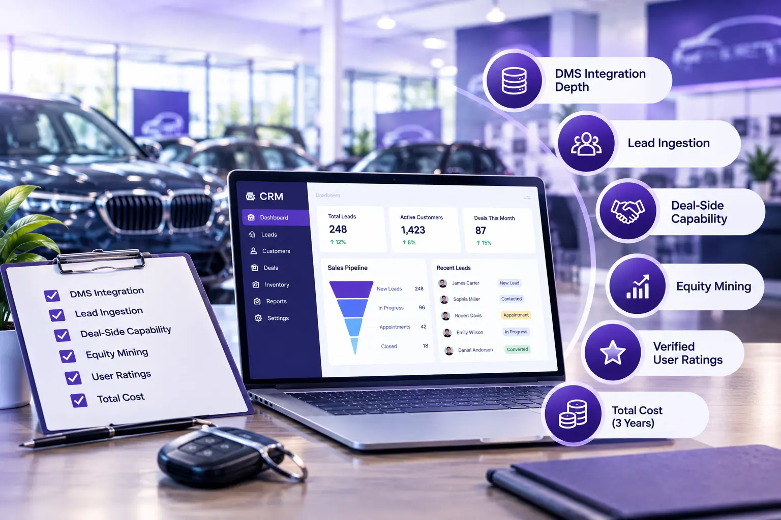 How We Evaluated 13 Automotive CRM Platforms: Six Scoring Criteria
